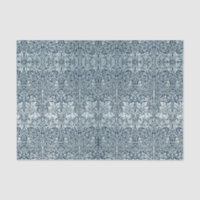 Marine Blue White Rabbit William Morris