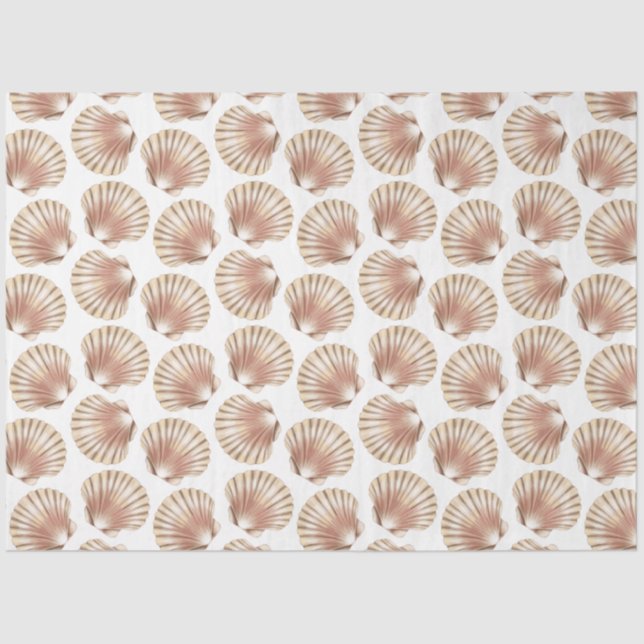 Papier Mousseline Marine Life Series Design 18 Tissu Paper (Recto)