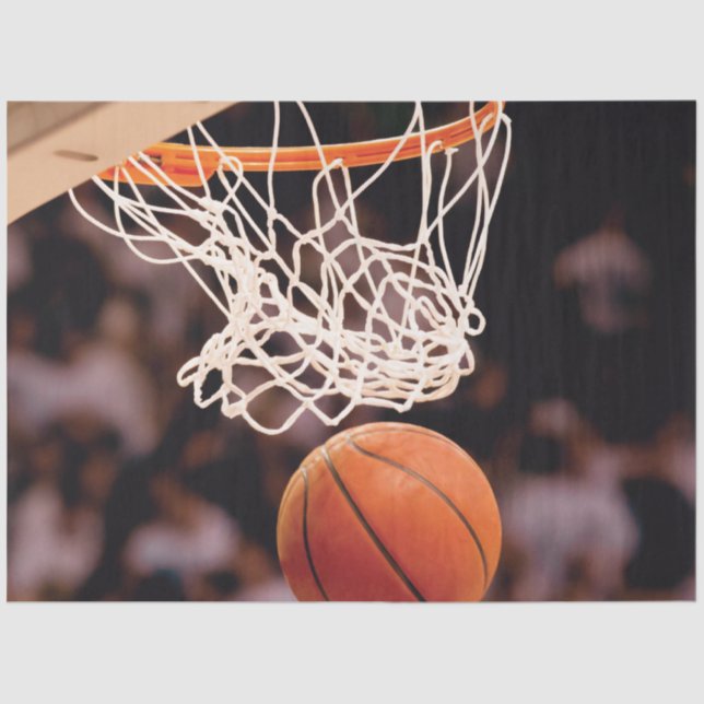 Papier Mousseline Marquage au basket-ball (Recto)