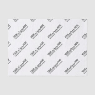 Papier Mousseline Marque de boutique chic logo personnalisé
