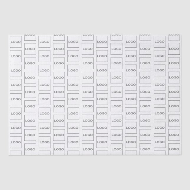 Papier Mousseline Marque de logo professionnel Élégant simple (Recto)