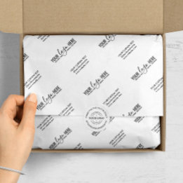 Papier Mousseline Marque Logo de l'entreprise Slogan