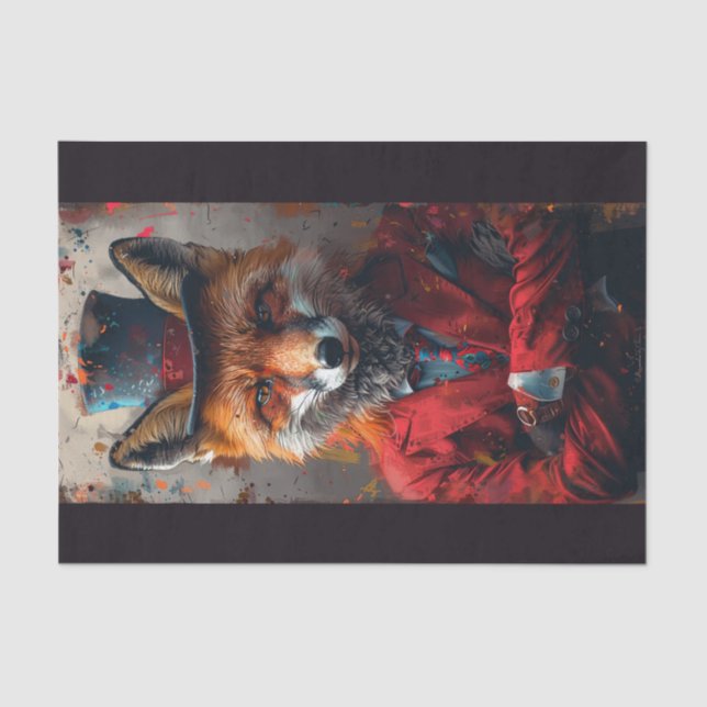 Papier Mousseline Marshall le Fox (Recto)