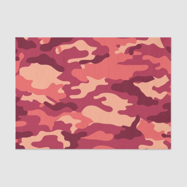PAPIER MOUSSELINE MARTIAN DESERT CAMO / CAMOUFLAGE DAZZLE MOTIF (Recto)