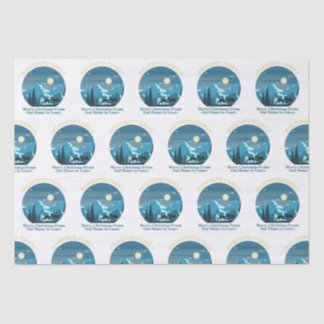 Papier Mousseline Martinez Family Joyeux Noël de notre maison