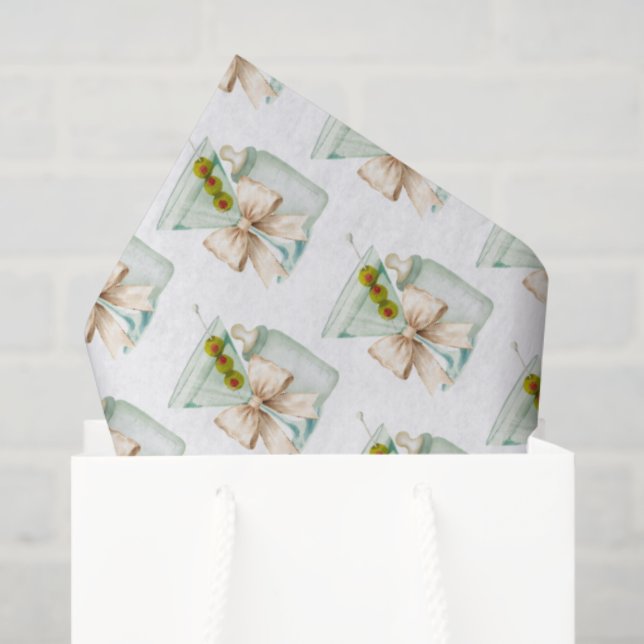 Papier Mousseline Martini Baby  (Sac cadeau)