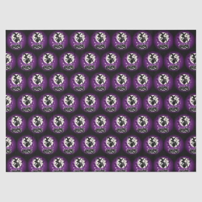 Papier Mousseline Martini de la Sorcière Violette (Recto)
