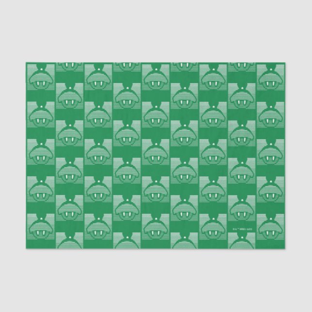 Papier Mousseline MARVIN L'Icône rayée MARTIAN™ (Recto)