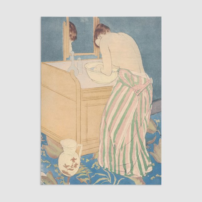 Papier Mousseline Mary Cassatt - Femme Baignade (Créateur téléchargé)