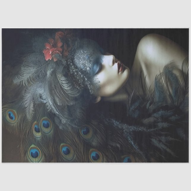 Papier Mousseline Mascarade (Recto)