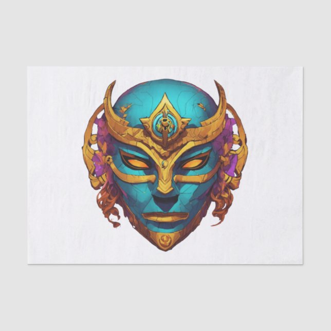 Papier Mousseline Masque de silence (Recto)