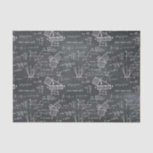 Papier Mousseline Math Physics sur Blackboard Geegy Cadeau pour ense