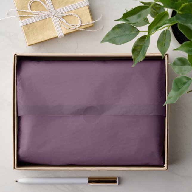 Papier Mousseline Mauve Prune Pourpre Pop De Couleur  (Cadeau)