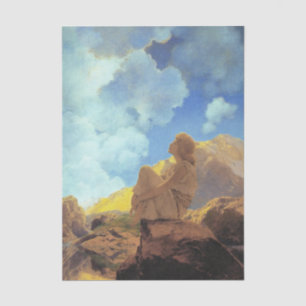 Papier Mousseline Maxfield Parrish Matin 1922 Nuage Bleu Beaux-Arts