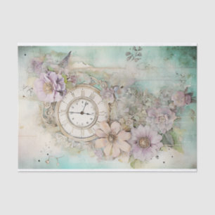 Papier Mousseline Médias et horloge mixtes