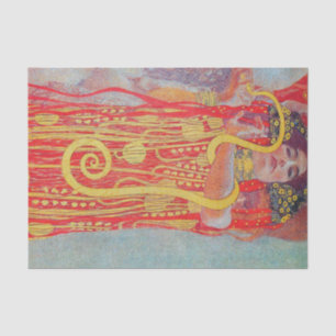 Papier Mousseline médizin par Gustav Klimt, art vintage, art déco, t
