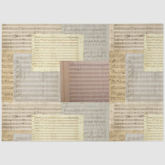 Papier Mousseline Medley Music Manuscript