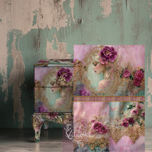 Papier Mousseline Mélange de collage Luxe MixnMatch 3 en 1 Design Mi