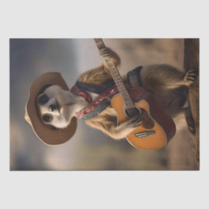 Papier Mousseline Mélodies de la Savane Une sérénade de guitare de s