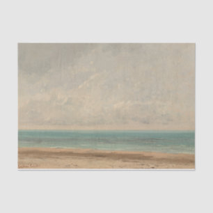 Papier Mousseline Mer Calme 1866 Gustave Courbet National Gallery