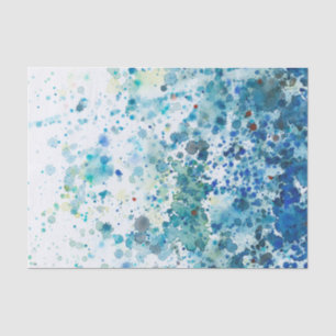 Papier Mousseline Mer Speckée I