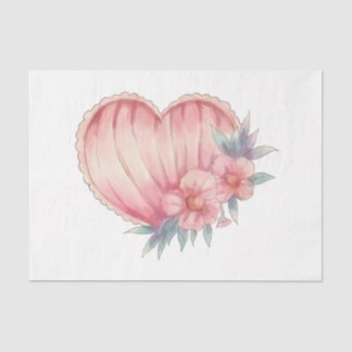 Papier Mousseline Meraki Rose Floral Series Design 1