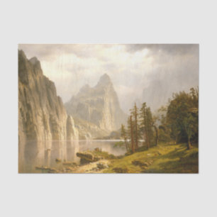 Papier Mousseline Merced River-Yosemite Valley, Albert Bierstadt