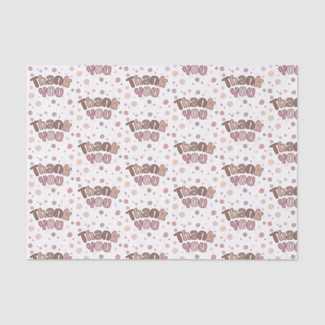 Papier Mousseline Merci (Recto)