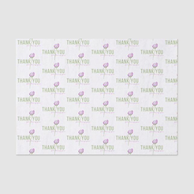 Papier Mousseline Merci Pour Être Vous Tissus Papier (Recto)