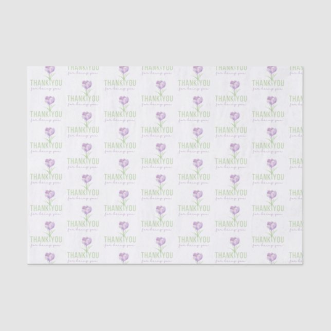 Papier Mousseline Merci Pour Être Vous Tissus Papier (Recto)