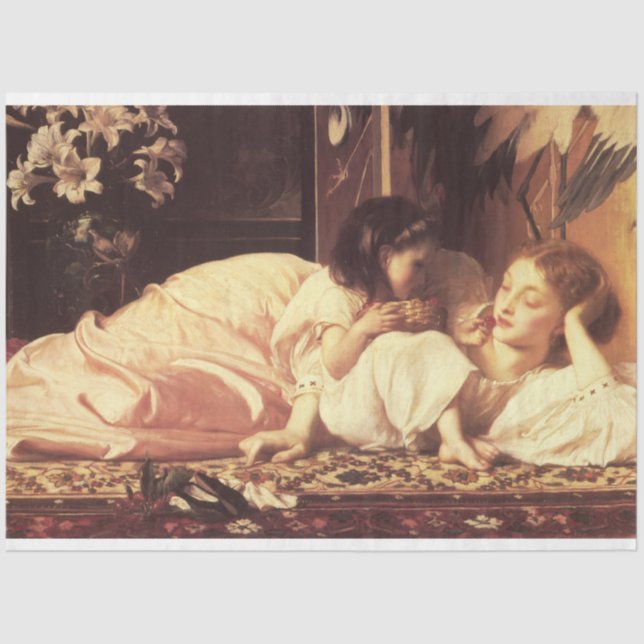 Papier Mousseline Mère et enfant (femme et fille) (Recto)