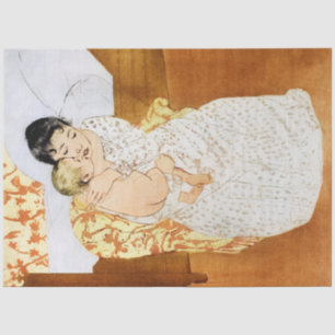 Papier Mousseline Mère et enfant, Mary Cassatt