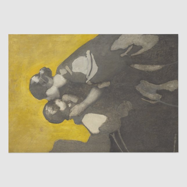 Papier Mousseline Mère et enfant (par Norah Neilson Grey) (Recto)