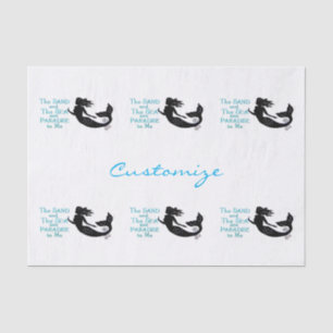 Papier Mousseline Mermaid de plage de sable et de mer Thunder_Cove