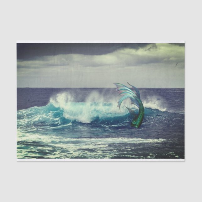 Papier Mousseline Mermaid Tissue Paper (Recto)