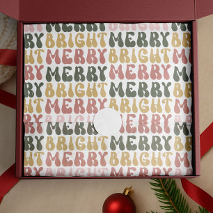 Papier Mousseline Merry & Bright Retro Colorful 80s Nostalgie tendan