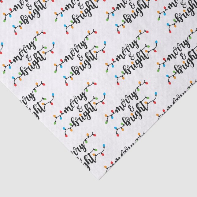 Papier Mousseline Merry & Bright Tissue Paper (Détail)