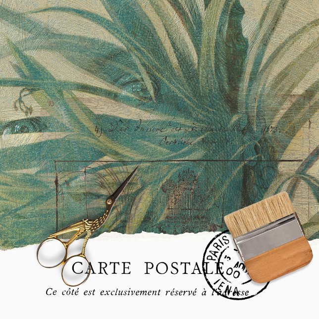 Papier Mousseline Meubles en découpage de feuilles de palmier à text (Créateur téléchargé)