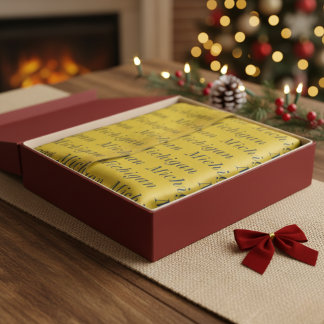 Papier Mousseline Michigan Maize et Blue