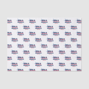 Papier Mousseline Michigan State Pride Tissue Paper