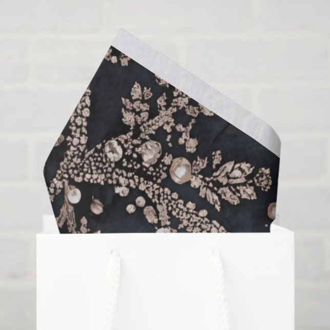 Papier Mousseline Midnight Crystal  (Sac cadeau)