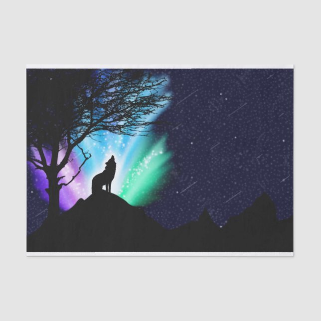 Papier Mousseline Midnight Howl (Recto)