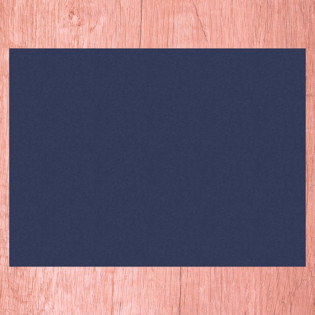 Papier Mousseline Midnight Navy Blue Solid Color (Créateur téléchargé)