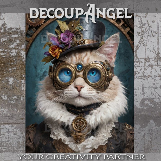 Papier Mousseline Milady Gearheart - Découpage - (Créateur téléchargé)