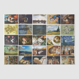 Papier Mousseline Mini Peintures Découpage Papier Tissu Enveloppemen