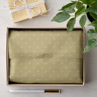 Papier Mousseline Mini Pois Noël Tissu de Noël