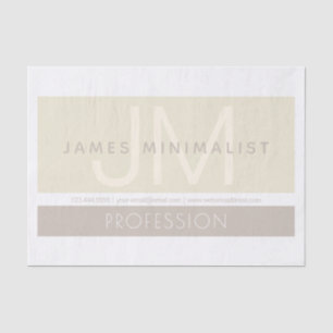 Papier Mousseline Minimaliste moderne   Taupe Tons Terre