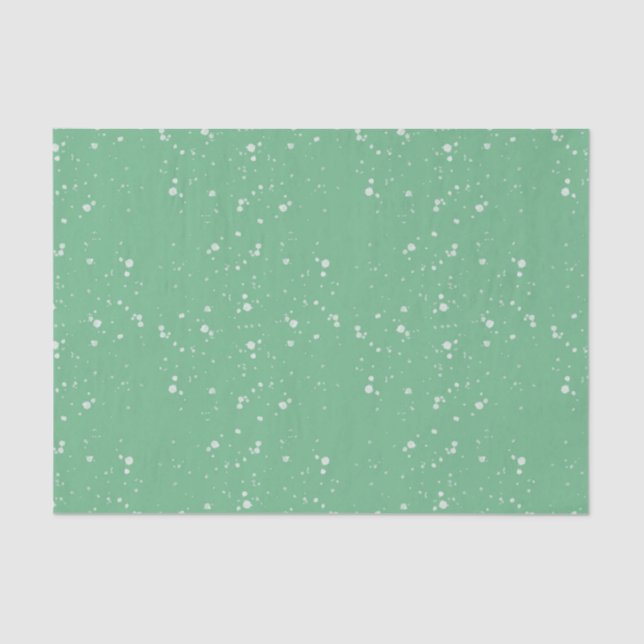 Papier Mousseline Mint Snow (Recto)