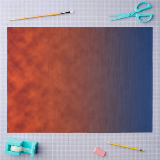 Papier Mousseline Minuit Chute de Braise (Artisanat)
