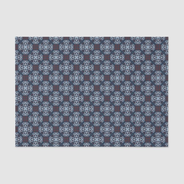 Papier Mousseline Minuit sombres Prairie Ouest gothique Floral (Recto)